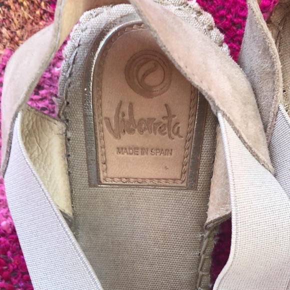 Vidoretta tan suede slingback espadrilles - Picture 3 of 5